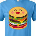 thumbnail image 4 of Inktastic Hamburger Kawaii T-Shirt, 4 of 5