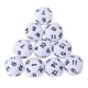 thumbnail image 4 of 10 dados acrílicos opacos D16 de 16 caras y 14 mm para juegos de rol. Blanco, 4 of 7