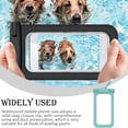 thumbnail image 4 of Eigraketly Pack de 3 funda impermeable para teléfono móvil funda para bolsa de deportes acuáticos subacuáticos Deportes acuáticos Verde, 4 of 6