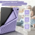 thumbnail image 3 of Fintie Silicone Case for 10.1" Fire HD 10 Tablet (13th Generation, 2023 Release) - Light Weight Protective Back Cover, Lilac Purple, 3 of 10