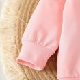 thumbnail image 5 of HCNTES Baby Girl Clothes Winter Toddler Baby Girl Fall Winter Clothes Outfits Funny Letter 6 12 18 24 Months 2T 3T Girl Fall Sweatshirt Pant Set, 5 of 6