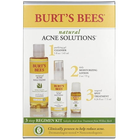 Burt's Bees Natural Acne Solutions 3 Step Acne Regimen Kit 1