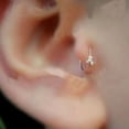 thumbnail image 3 of GKNET Small Flower Clear Crystal Nose Ring Stud Hoop-Sparkly Pin Ring Piercing 1Pc, 3 of 7