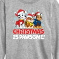 thumbnail image 3 of Paw Patrol - Christmas Is Pawsome - Toddler And Youth Long Sleeve Graphic T-Shirt, 3 of 6