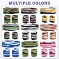 thumbnail image 5 of Sweat Band Set Sports Terry Cloth Headband Wristband Set 8"x2" Moisture Wicking Sweat Absorbing Head Band Yellow, 5 of 7