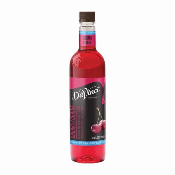 DaVinci Gourmet Cherry Sugar Free Syrup PET cs 4/750 ml