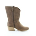 thumbnail image 6 of Dr. Scholl's Shoes Womens Layla Block Heel Side Zip Mid-Calf Boots, 6 of 8