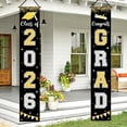thumbnail image 1 of Pancartas de graduación para el porche, Clase de 2026, ¡Felicitaciones, Graduados! Decoraciones para la puerta: Letreros colgantes para la decoración de la fiesta en la puerta principal., 1 of 6