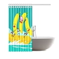 thumbnail image 2 of MKHERT Funny Balana Shower Curtain Waterproof Bath Curtain Decor 66x72 inch, 2 of 2