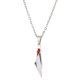 thumbnail image 2 of Collar Con en Forma Mapa Palestina Accesorios Diarios (gotas Color Acero), 2 of 2
