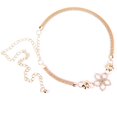 thumbnail image 3 of Crystal Flower Ladies Waist Chain Belt in Gold, 3 of 9