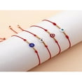thumbnail image 3 of SNNROO 1pc Minimalist Halloween Handmade Beaded Evil Eye Design Bracelet For Women, 3 of 7