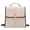 White, variant on HUISZJ PU Leather Backpack, Vintage College Rucksack Bag, Large Capacity Trendy Backpack for Work Travel Outdoor (White)