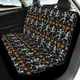 thumbnail image 3 of Renewold Skeleton Pumpkin Bat Car Seat Cover for Women Men, Non-Slip Front and Rear Split Bench Protector Funny Halloween Auto Accessories Universal Fit Most Vehicles, 3 of 7