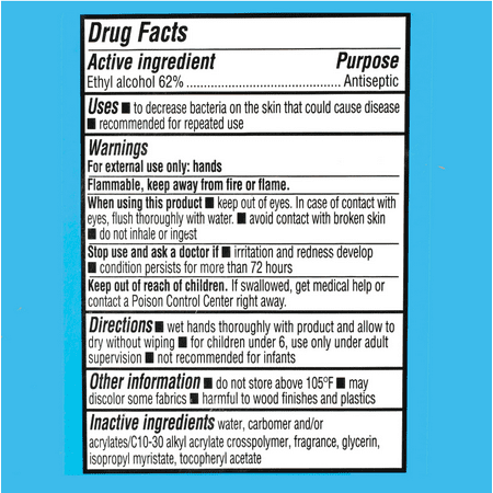 Equate Moisturizing Hand Sanitizer, 60 fl oz