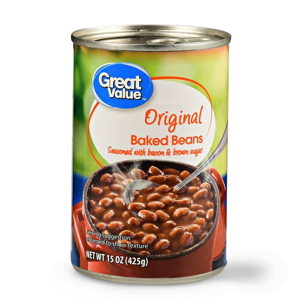 Great Value Original Baked Beans, 15 oz Can