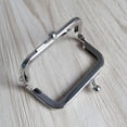 thumbnail image 4 of Miangastore Pince Carrée Argentée 15cm Embossée Non Cassante Accessoires pour Sac à Main Fermoir Verrou pour Sac, 4 of 8