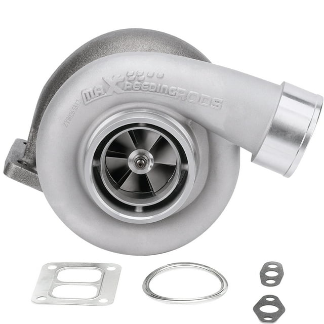 Maxpeedingrods GT45 T4 Turbine.66 A/R Com 1.05 A/R Turbo à Bande en V Turbocompresseur 600+HP 8psi