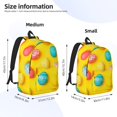 thumbnail image 2 of Disketp Easter eggs (2) print Canvas Backpack Lightweight Travel Daypack Student Rucksack Laptop Backpack-, 2 of 5