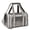 Gray, variant on Extra Large Foldable Soft Sided Pet Backpack Carrier - for Dogs Cats, 25 Lbs Max Weight Capacity, Breathable Mesh, Adjustable Shoulder Straps, Portable Travel Pet Bag for Car Trips & Vet Visits