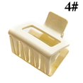 thumbnail image 4 of French Hair Claw Clip Small Solid Color Rectangle Hair Clamp Geometric Hair Claw, 4 of 10