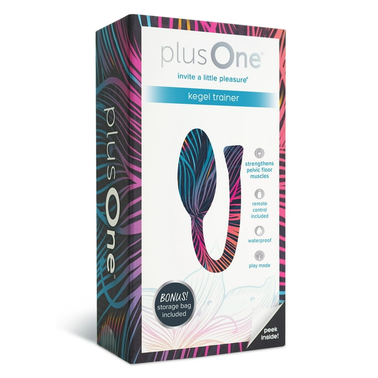 plusOne Vibrating Kegel Pelvic Floor Strengthening Trainer Remote Included 5 Vibration Settings Walmart