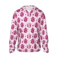 thumbnail image 1 of Balery Groovy Pink Disco Balls Sudadera ligera de manga larga con capucha y protección solar UPF 50+ para hombre y mujer, ideal para pesca y running-Medium, 1 of 7
