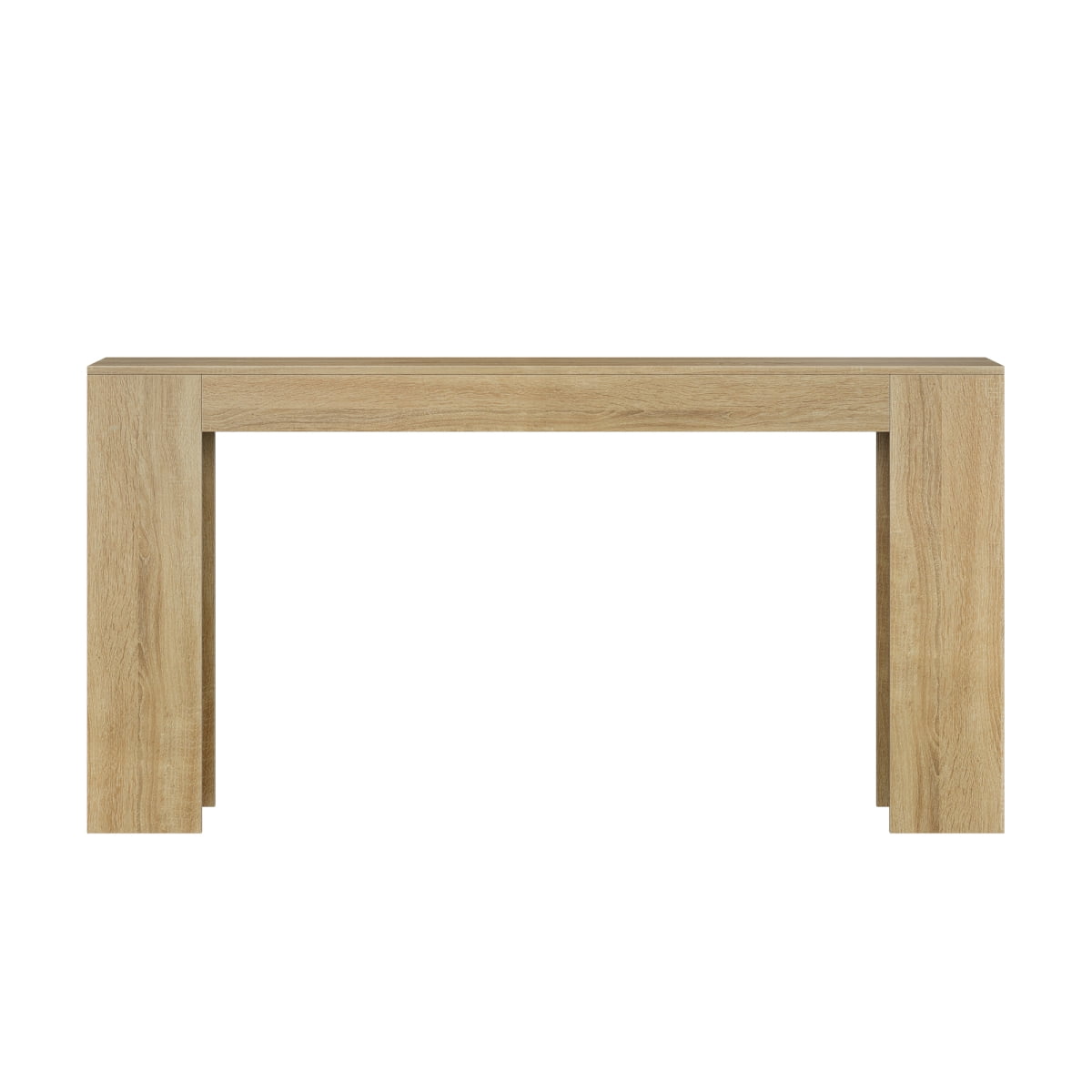 Extra Long Oak Console Table Farmhouse Sofa Table Narrow Entryway Foyer Accent Table