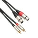 thumbnail image 4 of Audio Cable 2 Male to 2 XLR Amplifier Cable for AV Plug XLR, 4 of 4