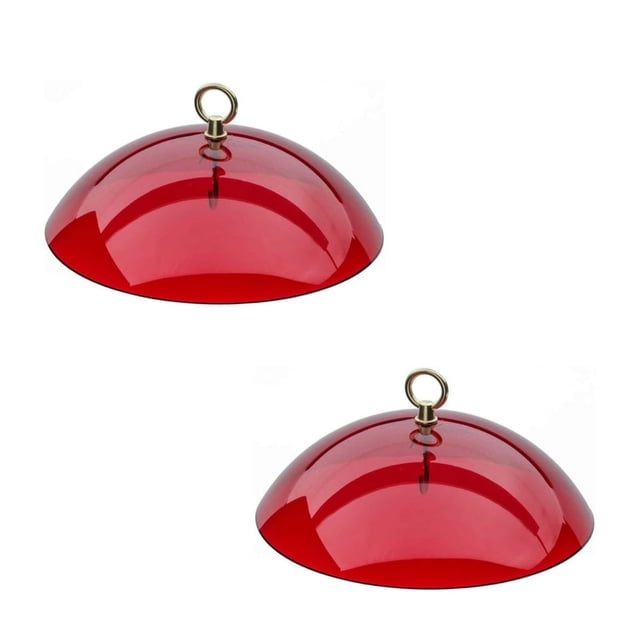KEINXS 2Pcs Bird Feeders Protective Cover Durable Bird Feeder Rain Guard Weatherproof Rain Cover
