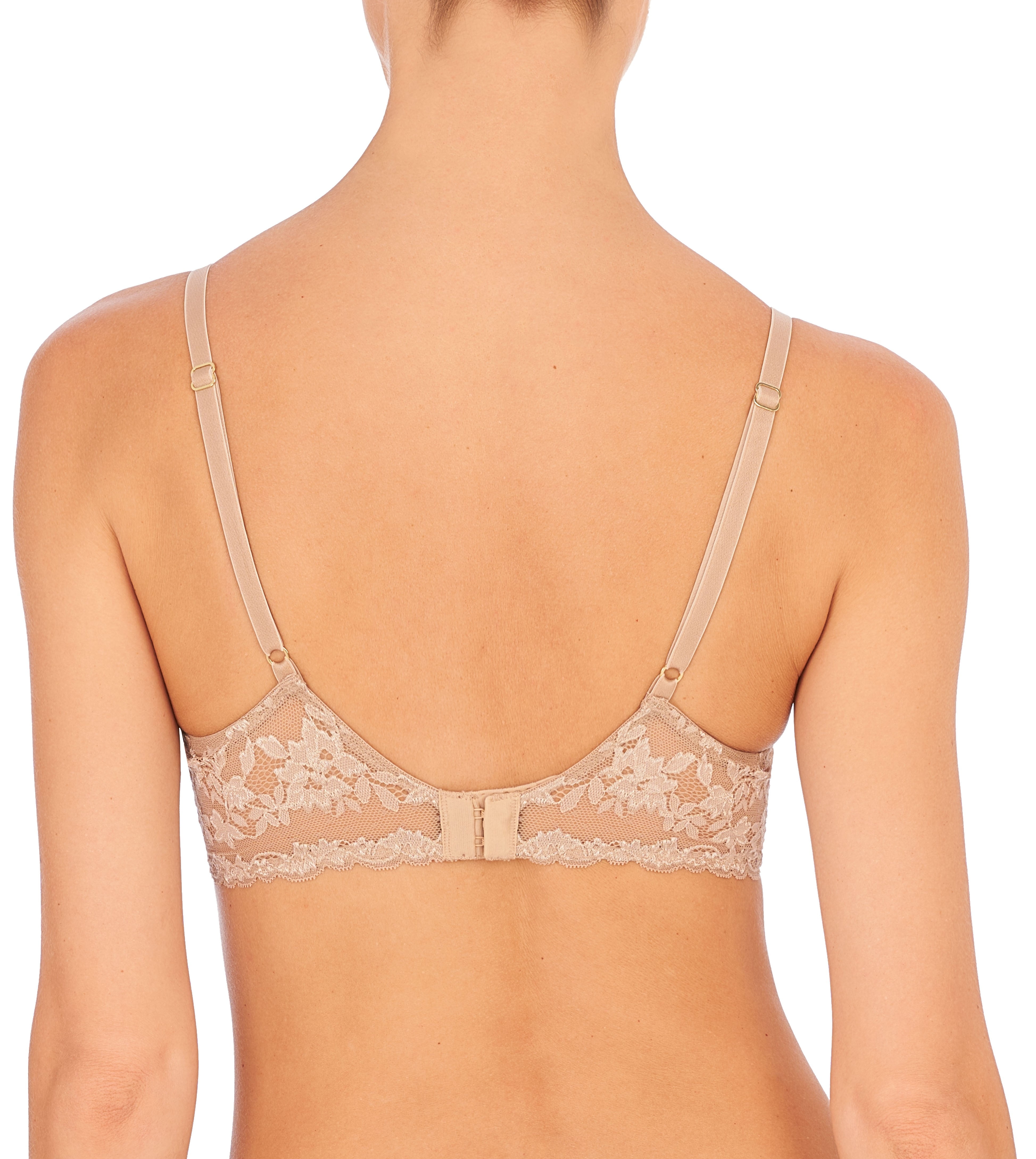 Natori Women's Feathers Luxe Contour Underwire Bra cafe 34B