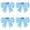 2 Set Blue, variant on Silicone Bow Headphone Accessory, 2 Pack 3D Bows for Beats Headphones, Cute Earphone Decorations, Silicone Bows Coquettish Headphone Clip Decor Attachment Accessories for Women(Pink, 1 Set)