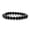 Frosted Stone, variant on Men's Natural Lava Stone Beaded Bracelet - Grounding & Stylish Elastic Bracelet