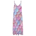 thumbnail image 6 of Mermaid Scales Pattern Sleeveless Dress Loose Women's Dress Dresses Luxury Evening Dresses, 6 of 9
