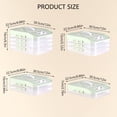 thumbnail image 5 of Durable PP Multi Layer Freezer Box Practical Multi Layer Fridge Storage Container For Home And Office Refrigerators, 5 of 19