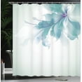 thumbnail image 3 of Ambesonne Abstract Shower Curtain, Gradient Toned Flowers Art, 69"Wx75"L, Almond Green, 3 of 4
