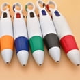 thumbnail image 7 of 5 Pcs Retractable Shuttle Pens 4 Color in One Ballpoint Pen with Buckle Clip on Top Multi-Color Carabiner Keychain for Office Supplies, 7 of 7
