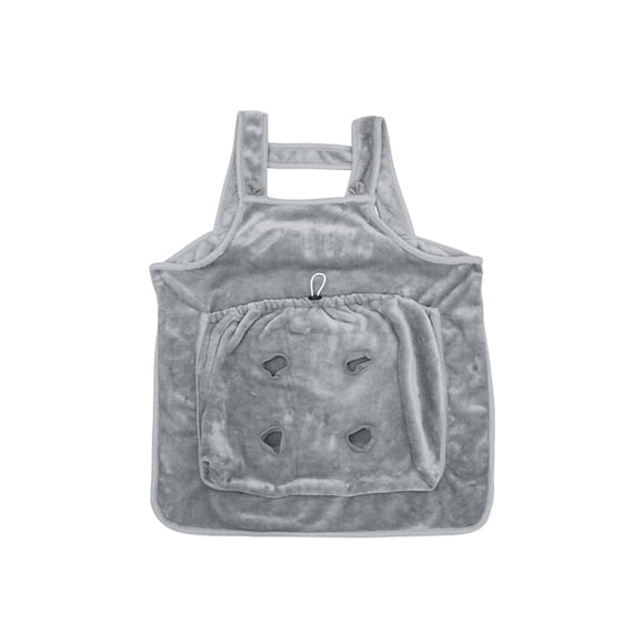 Adjustable Pet Carrier Apron with Fleece Sleeping Pocket for Cats and Dogs - Hands-Free Shoulder Bag for Outdoor Use
