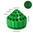 thumbnail image 2 of Uxcell Rotating Burring Holder 35 Holes 360 Degree Rotating Mandrel Drill Holder, Green, 2 of 6