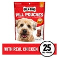 thumbnail image 5 of (2 pack) Milk Bone Pill Pouches Dog Treats With Real Chicken, 25 Count Bag, 5 of 13