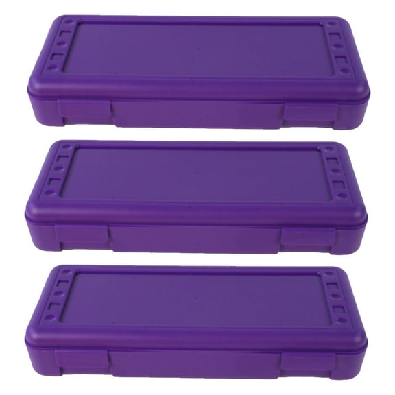 Romanoff Ruler Box, Purple, Pack of 3