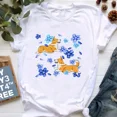 thumbnail image 5 of Bonita camiseta con estampado galés de Corgi para niños, ropa para niños y niñas, camiseta de manga corta de verano 2024 de Harajuku para niños, camiseta para amantes de los perros, 5 of 5