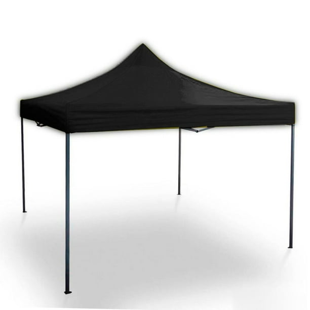 Toldo plegable ilios innova acero reforzado 3x3 negro