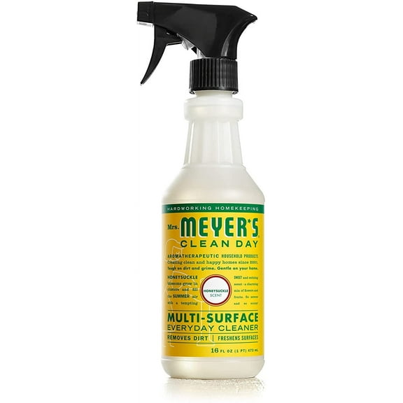 Mrs. Meyer's Clean Day Multi-Surface Everyday Cleaner Honeysuckle 16 fl oz Pack of 4