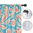 thumbnail image 4 of Blackout Kids Curtains,Blue and Pink Pioneer Flower Childrens Insulated Curtains Set Of 2,Bedroom Essentials,Toddler Room Decor 52x84in(132x213cm), 4 of 5