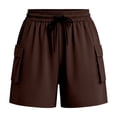 thumbnail image 4 of ByworldtasicNo Boundaries Women's Hiking Shorts Lightweight Cargo Shorts for Outdoor Athletic Travel with Pockets, 4 of 6