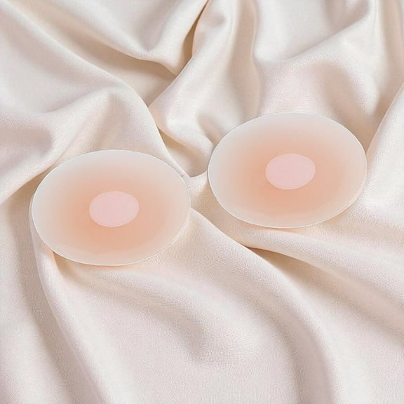 65MM Silicone Pasties - Premium Round Nipple Covers with Strong Adhesion, Invisible Under Clothing (1-Pair), Universal Fit for All Shapes，cleavage cover，consolador juguetes sexuales para mujer，bras