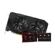 ASUS DUAL-GTX1660S-O6G-EVO - OC Edition - graphics card - GF GTX 1660 SUPER - 6 GB GDDR6 - PCIe 3.0 x16 - DVI, HDMI, DisplayPort