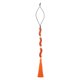 thumbnail image 1 of Accesorios de colgante para espejo retrovisor del coche en forma de S de cuero sintético de Unique Bargains 1 Pc color naranja, 1 of 1