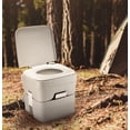 thumbnail image 7 of Portable Toilet Camping Porta Potty - 5 Gallon Waste Tank - Durable, Leak Proof, Flushable Easy to use RV Toilet With Detachable Tanks for Effortless Cleaning & Carrying, for Travel, Boating and Trips, 7 of 7